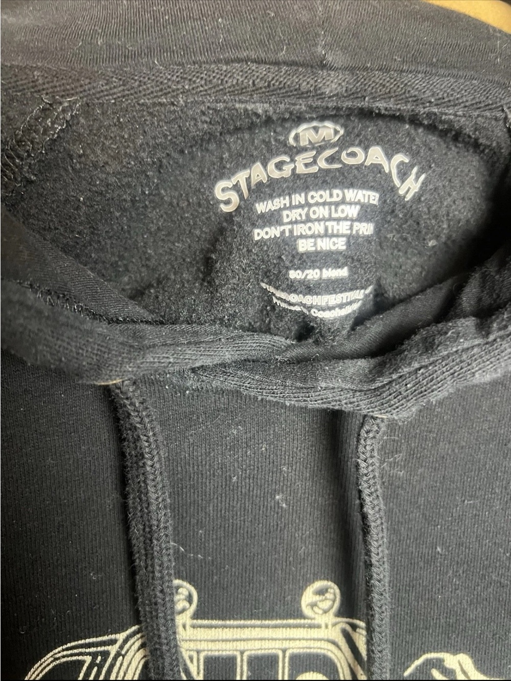 2023 Stagecoach Music Festival Black Sweatshirt M Country Music Concert Merch - Picture 3 of 7